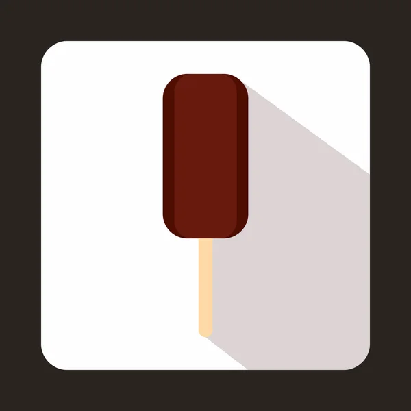 Icono de helado, estilo plano — Vector de stock