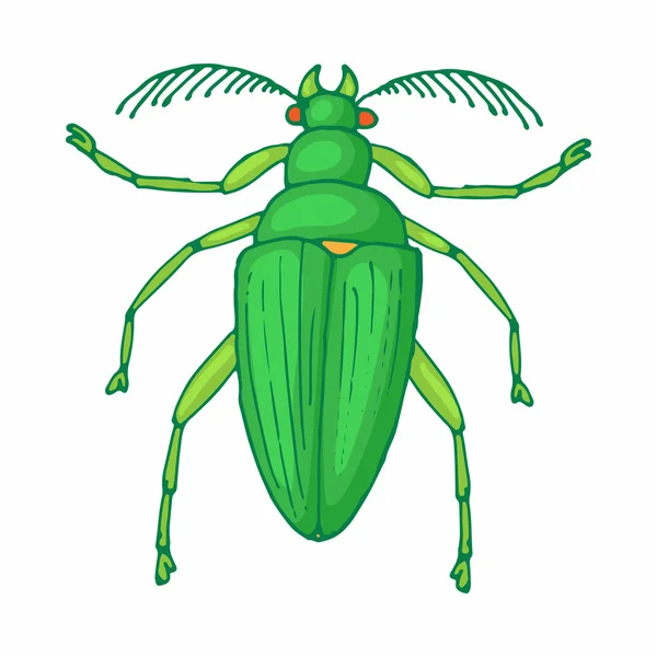 Icono de insecto, estilo de dibujos animados — Vector de stock