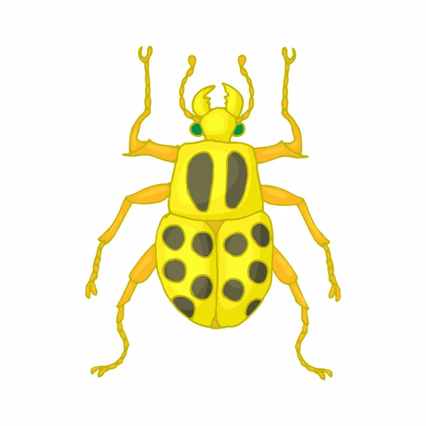 Insect bug pictogram, cartoon stijl — Stockvector