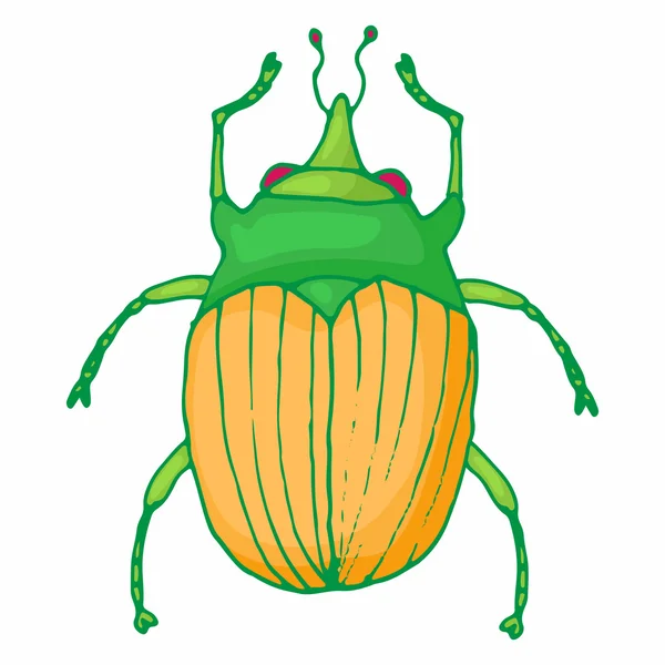 Icono de insecto, estilo de dibujos animados — Vector de stock