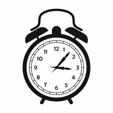 Saat simgesi, basit tarzı