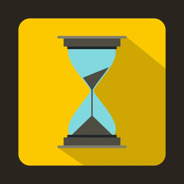 Icono de reloj, estilo plano — Vector de stock