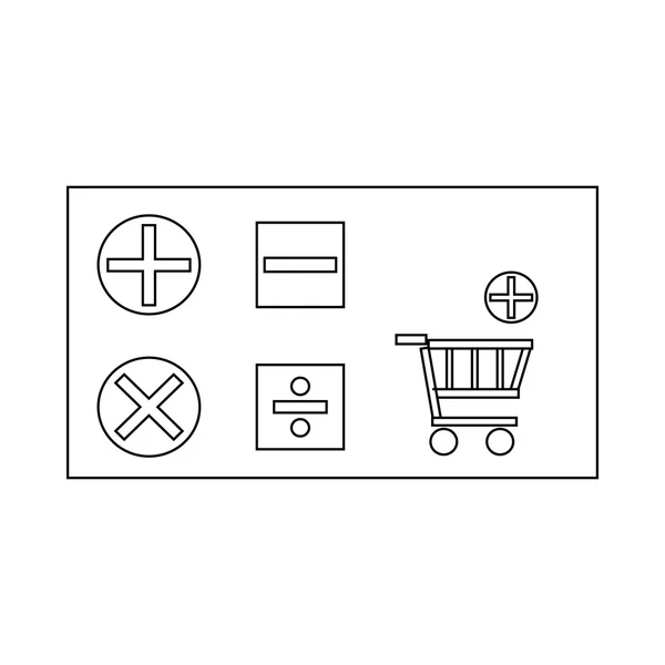 Ref-store icon, outline style — стоковый вектор