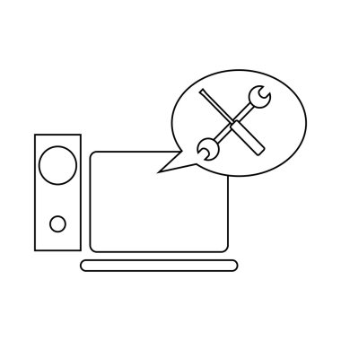 Teknik destek, bilgisayar onarım kutsal kişilerin resmi