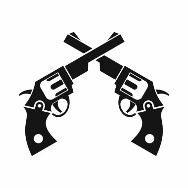 Revolverler simgesi, basit tarzı