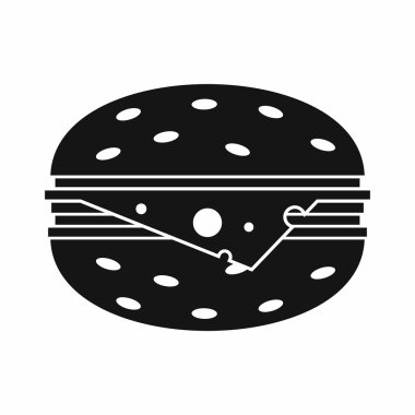 Çizburger simgesi, basit tarzı