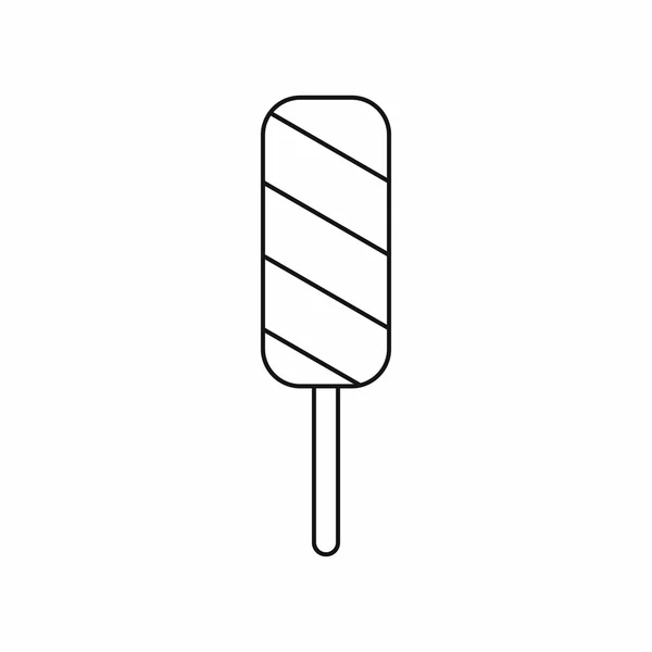Ikona lodów, szkic stylu — Wektor stockowy