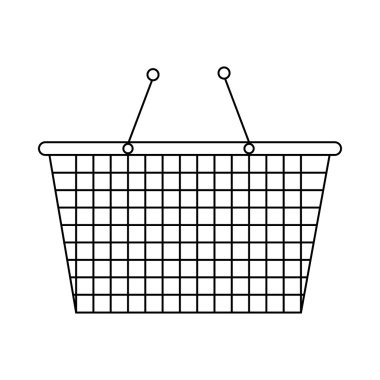 Alışveriş sepeti simgesi, taslak biçimi