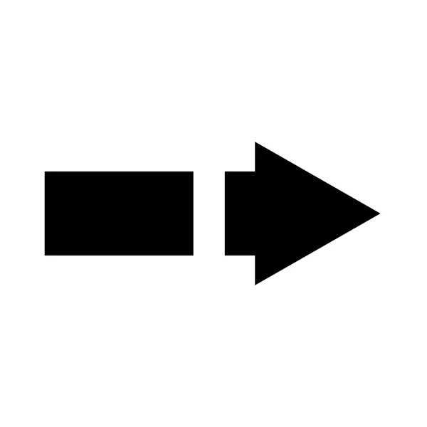 Arrow icon, simple style — Stock Vector