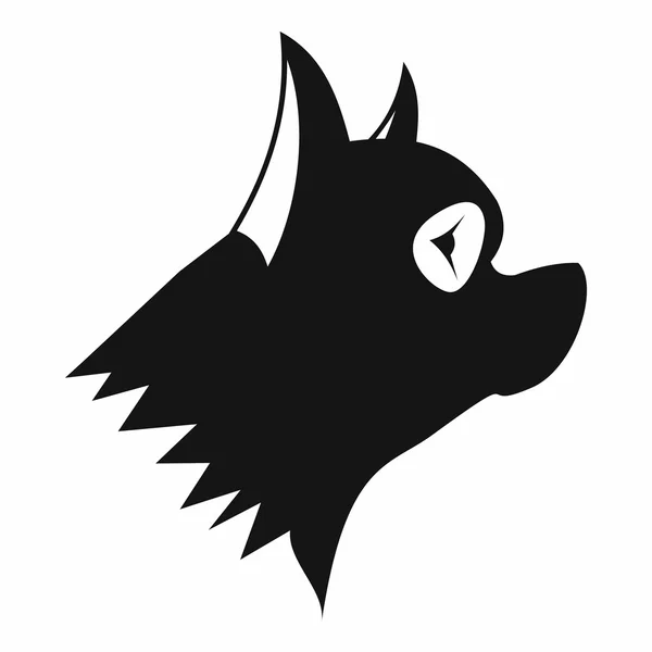 Піктограма собаки Пінчер, простий стиль — стоковий вектор