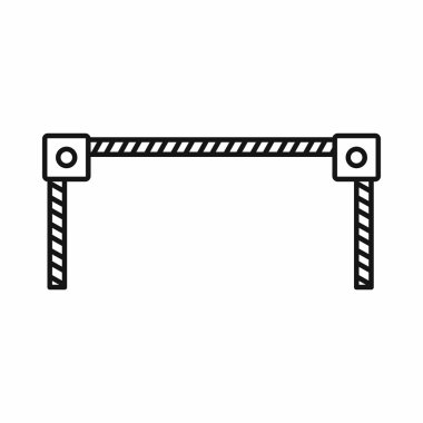 Bariyer simgesi, anahat stili