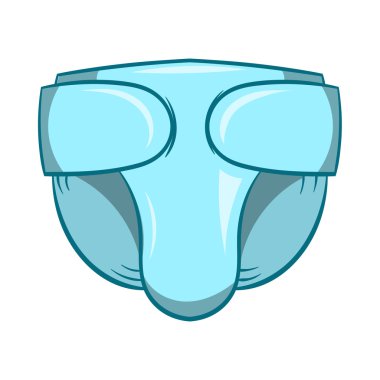 Bebek bezi simgesi, çizgi film tarzı