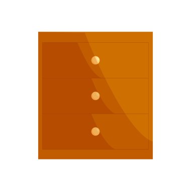 Kahverengi Çekmeceli simgesi, karikatür tarzı