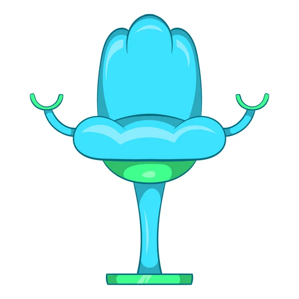 Icona sedia ginecologica, stile cartone animato — Vettoriale Stock