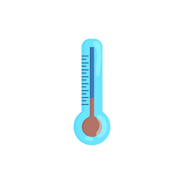 漫画のスタイルで温度計のアイコン — ストックベクタ