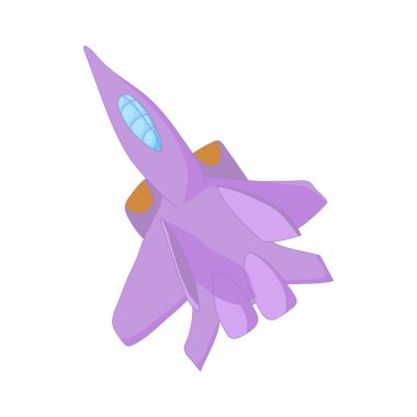 Askeri uçak simgesi, karikatür tarzı