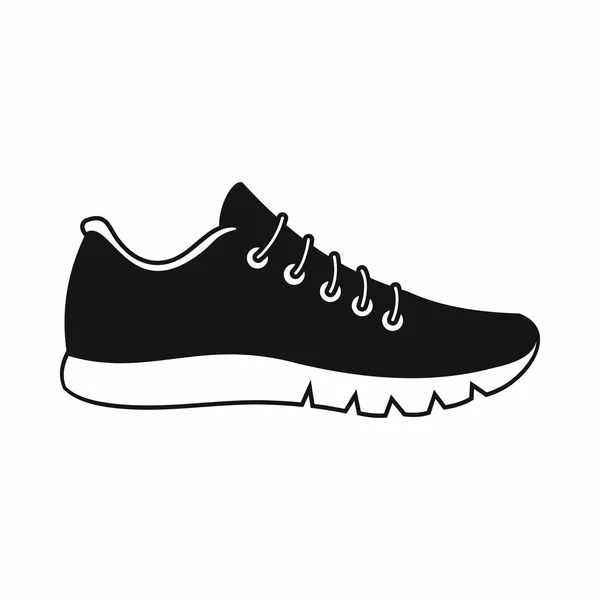 Sneakers pictogram, eenvoudige stijl — Stockvector