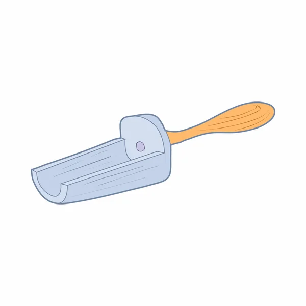 Icône de scoop en métal dans le style dessin animé — Image vectorielle