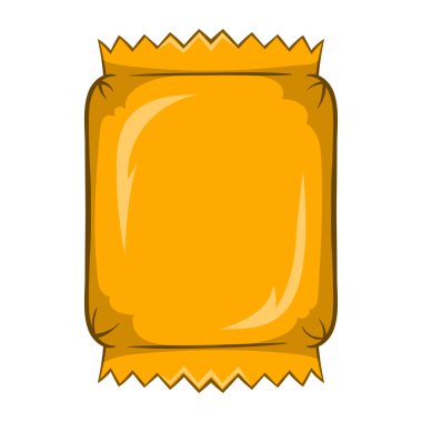 Çikolata simgesi paketleme, karikatür tarzı