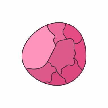 Pembe allık çeşitli tonları yapmak kadar kozmetik kutsal kişilerin resmi