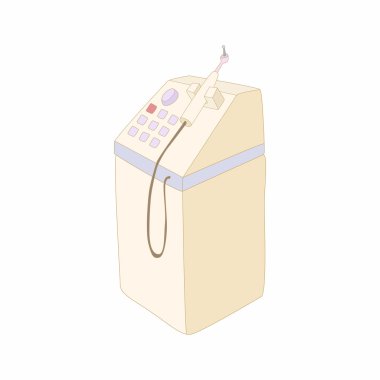 Diş ekipman simgesi, karikatür tarzı