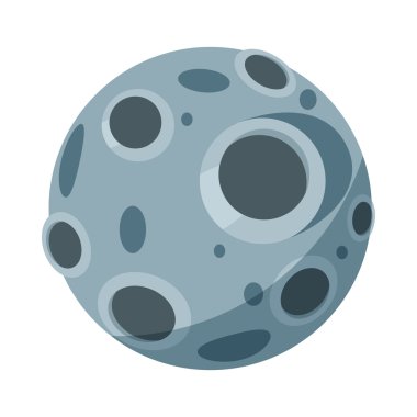 Dolunay simgesi çizgi film tarzı