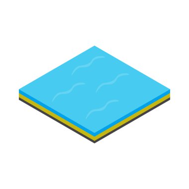 Deniz simgesi, izometrik 3d stili