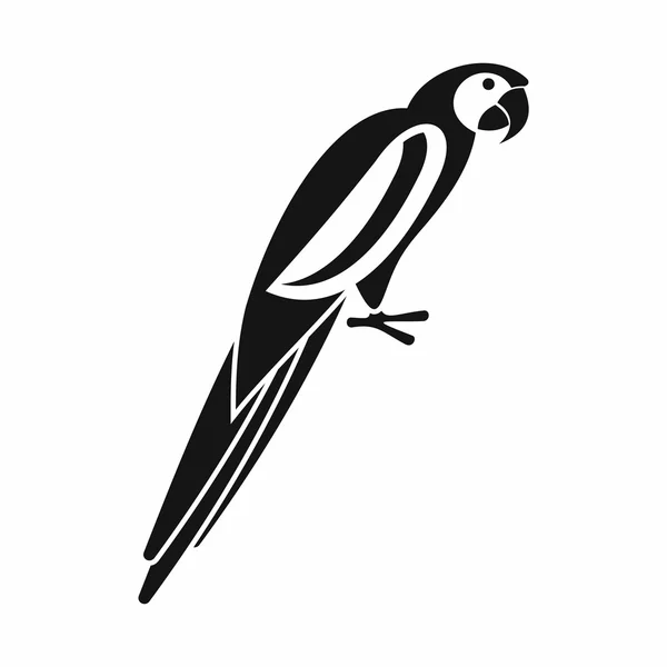 Papağan simgesi, basit tarzı — Stok Vektör