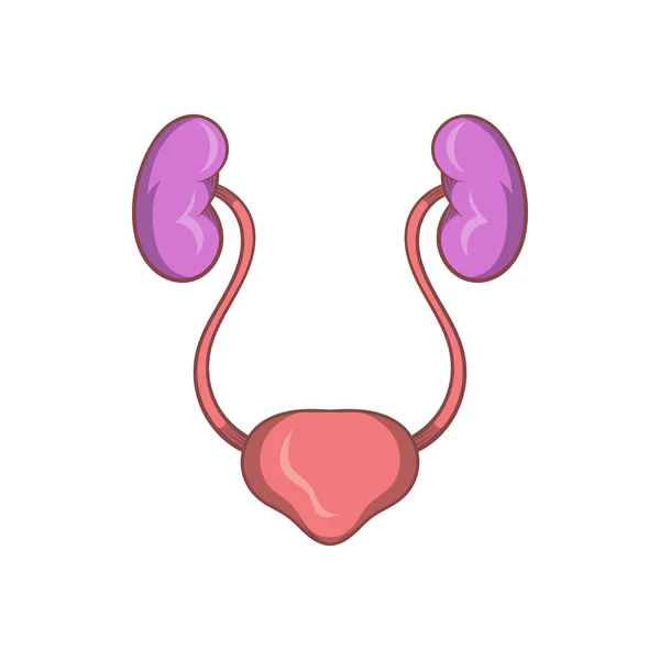 Icono de membranas del oído, estilo de dibujos animados — Vector de stock