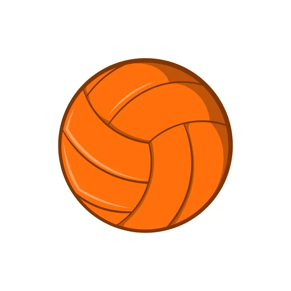 Icono de voleibol, estilo de dibujos animados — Vector de stock