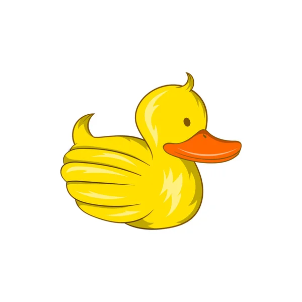 Gumowe kaczki ikona, stylu cartoon — Wektor stockowy