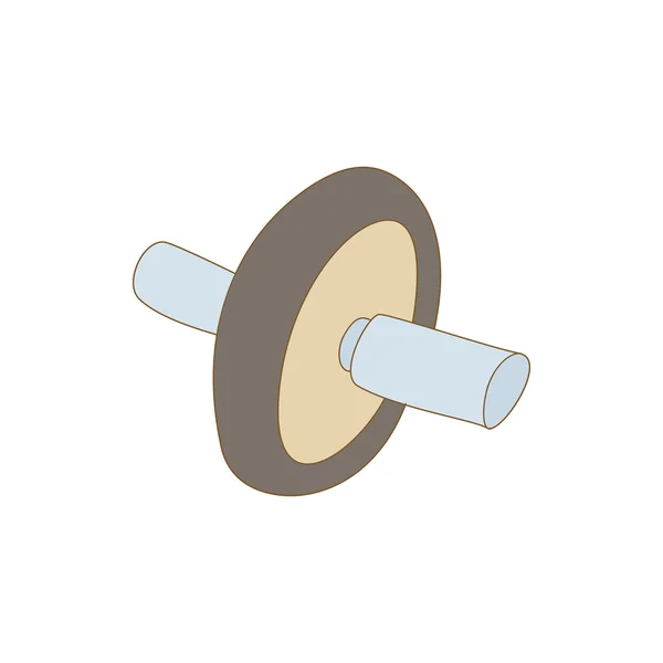 Roller press icon, cartoon style — Stock Vector