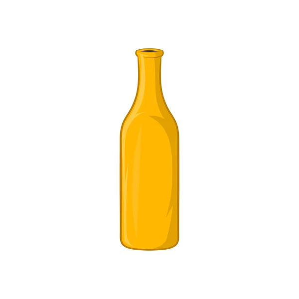 Botella de cerveza icono en estilo de dibujos animados — Vector de stock