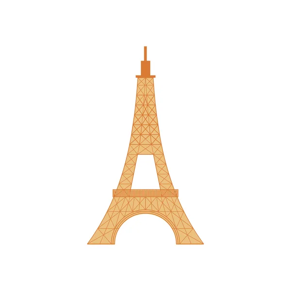 Ícone Torre Eiffel em estilo cartoon —  Vetores de Stock