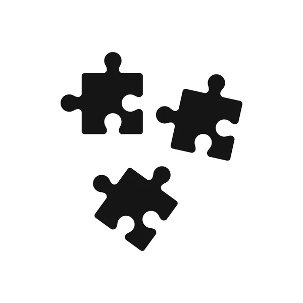 Icono del rompecabezas, estilo simple — Vector de stock