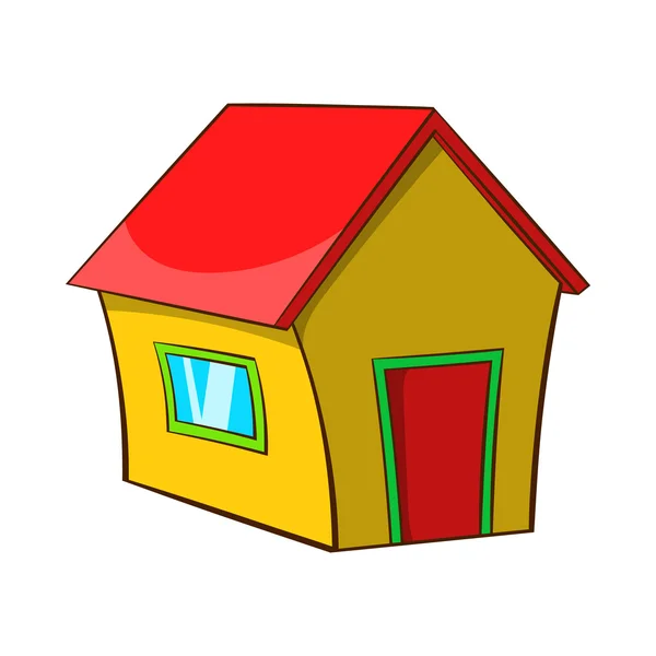 Real estate ikona, kreslený styl — Stockový vektor