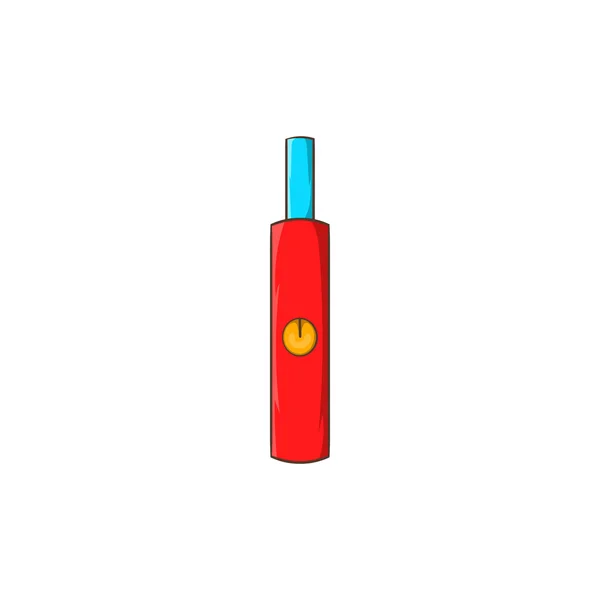 Icono de cigarrillo electrónico, estilo de dibujos animados — Vector de stock