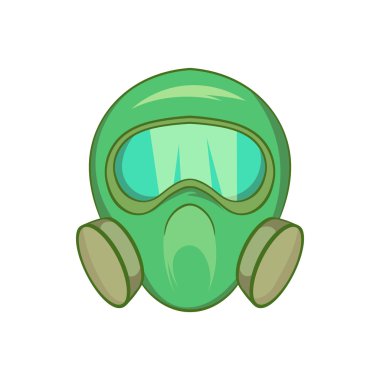 Gaz maskesi simgesi, çizgi film biçimi