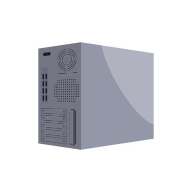 Arka panel merkezi işlem birimi simgesinin