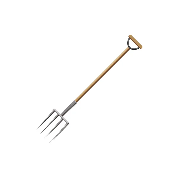 Garden forks icon, cartoon style — Stock Vector