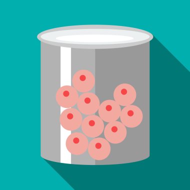 Sperm Bankası depolama simgesini, düz stil