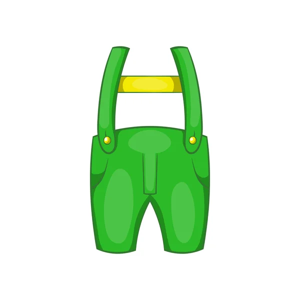 Spodnie z szelkami ikona, stylu cartoon — Wektor stockowy