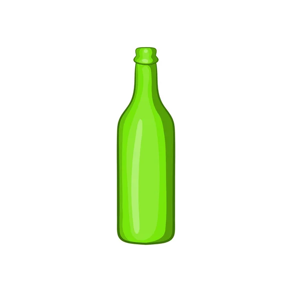 Icône de bouteille de bière, style dessin animé — Image vectorielle