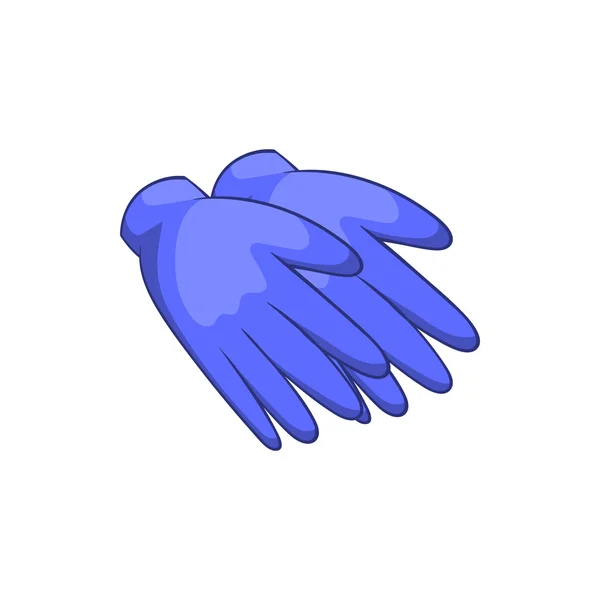 Gumové rukavice ikona, kreslený styl — Stockový vektor