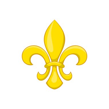 Fleur de lis simgesi, karikatür tarzı