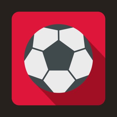 Futbol topu simgesini, düz stil
