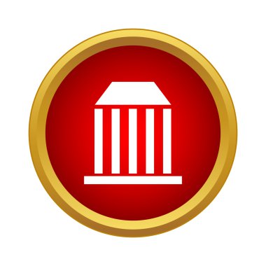 Banka simgesi basit tarzı