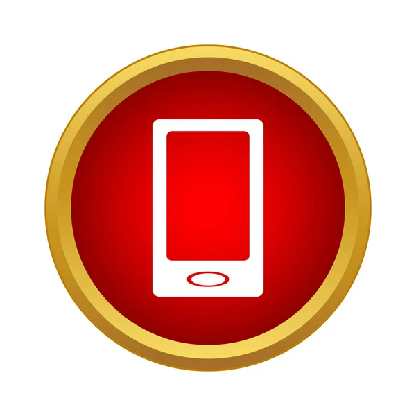 Icono de teléfono inteligente en estilo simple — Vector de stock