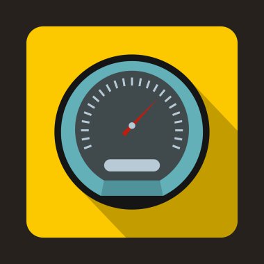 Hız göstergesi simgesi, düz stil