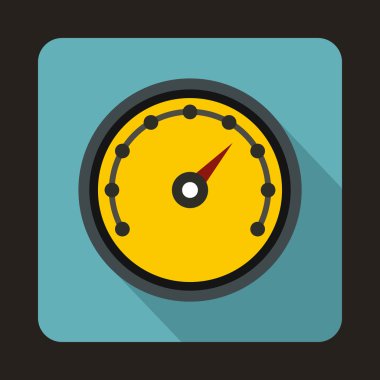 Nokta gösterimi simgesi, düz stil ile hız göstergesi